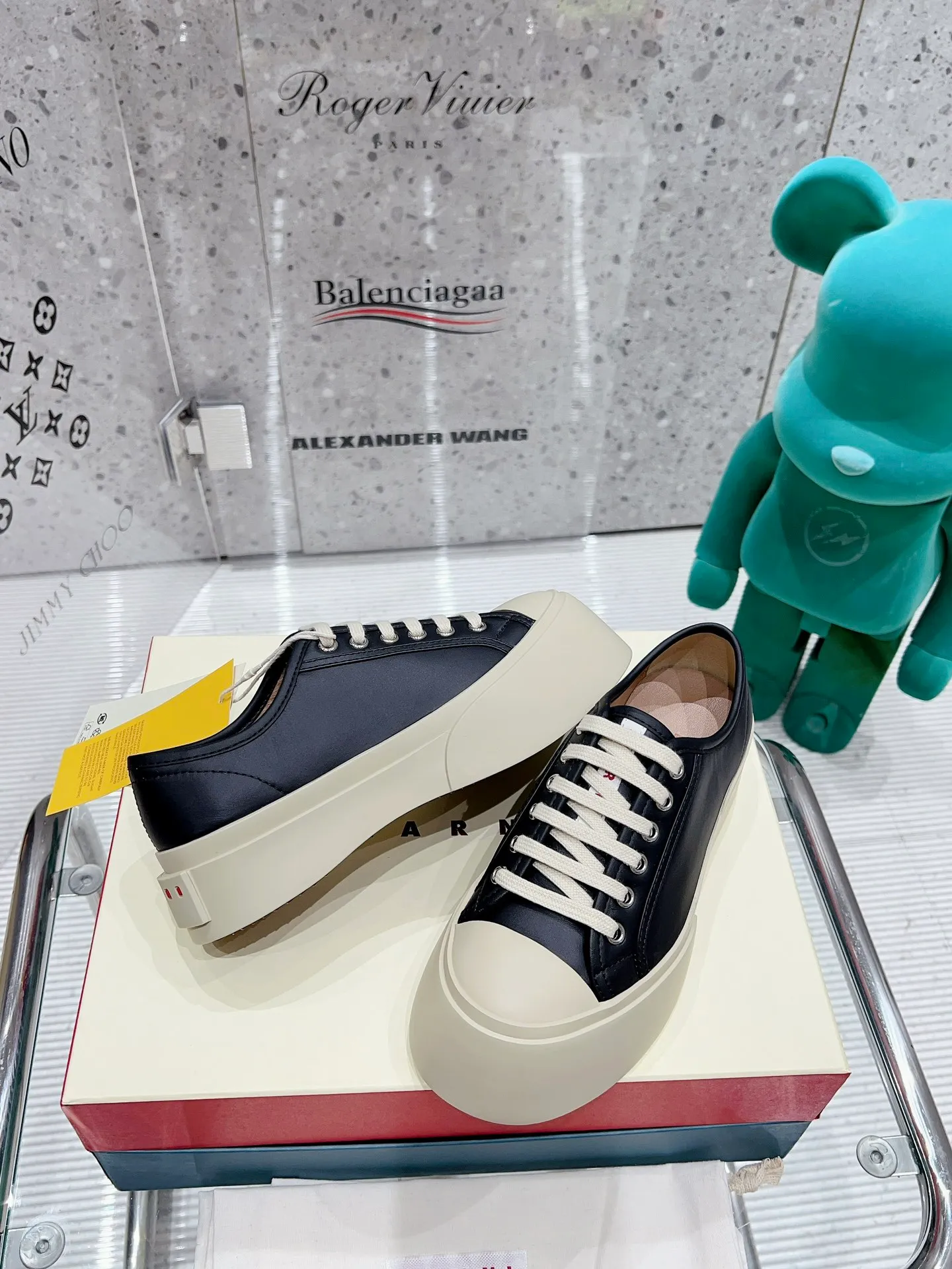 👟👟Ex-factory price 480👟👟 marni big-toe shoes, the latest version, with chip version! New version of outsole, new color, so all colors are in stock!